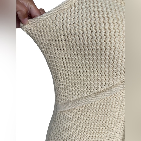 NEW House of Harlow 1960 Cream Crochet Dress Size Large - Picture 6 of 14